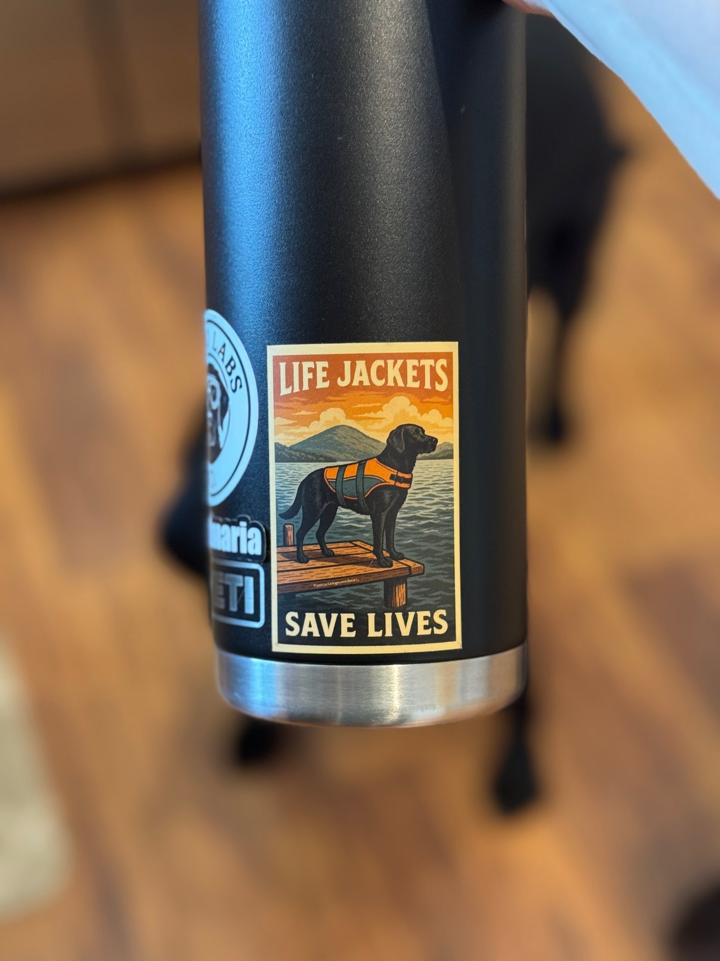 Life Jackets Save Lives Sticker